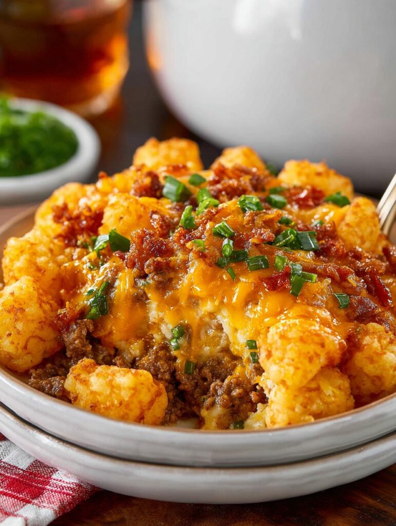 Crockpot Tater Tot Casserole
