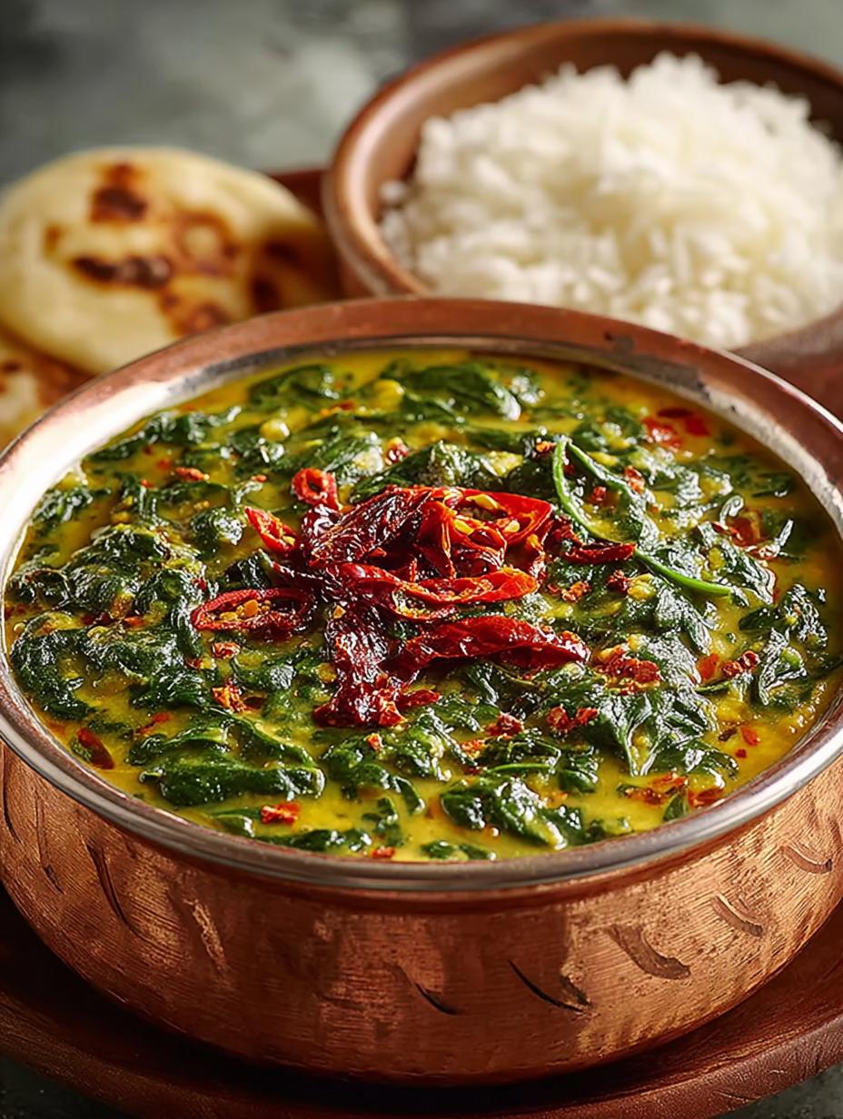 Dal Palak Spinach Dal