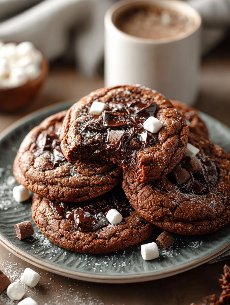 Decadent Hot Chocolate Cookies for Cozy Nights - Decadent Hot Chocolate Cookies - additional detail