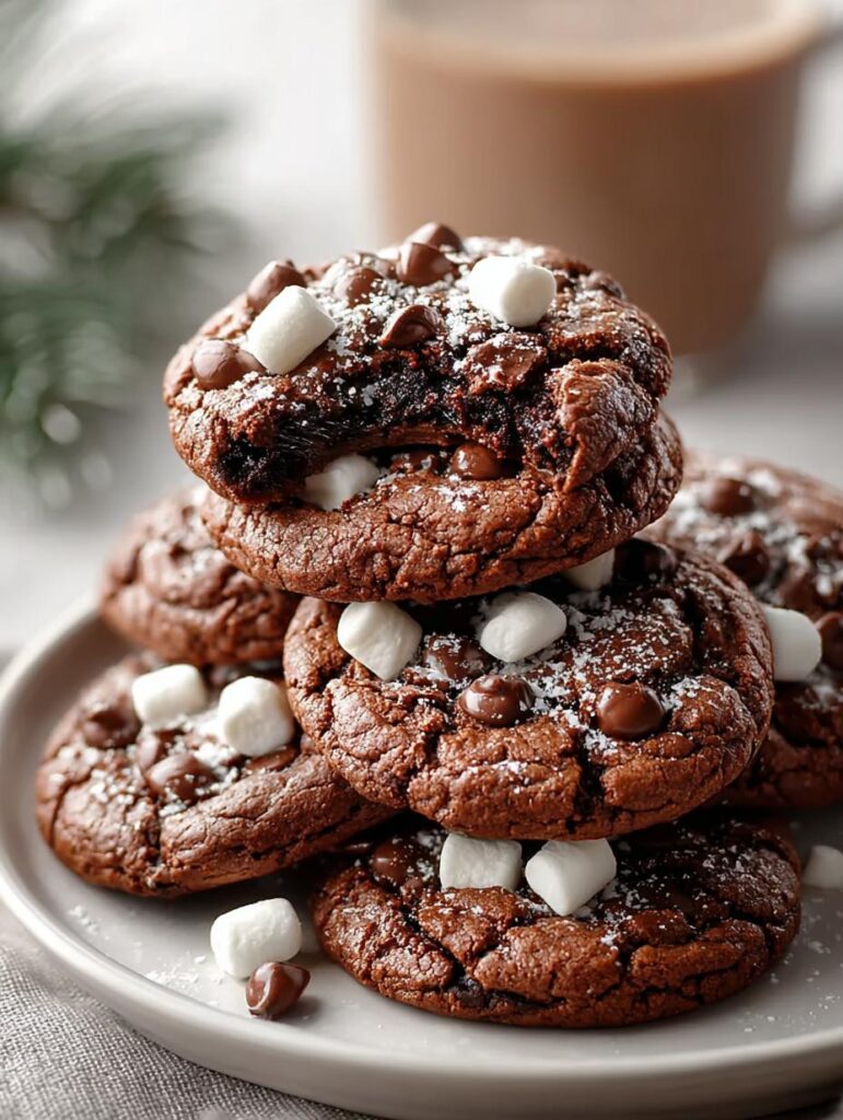 Decadent Hot Chocolate Cookies