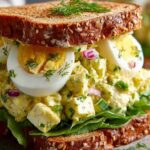 Deviled Egg Salad Sandwich