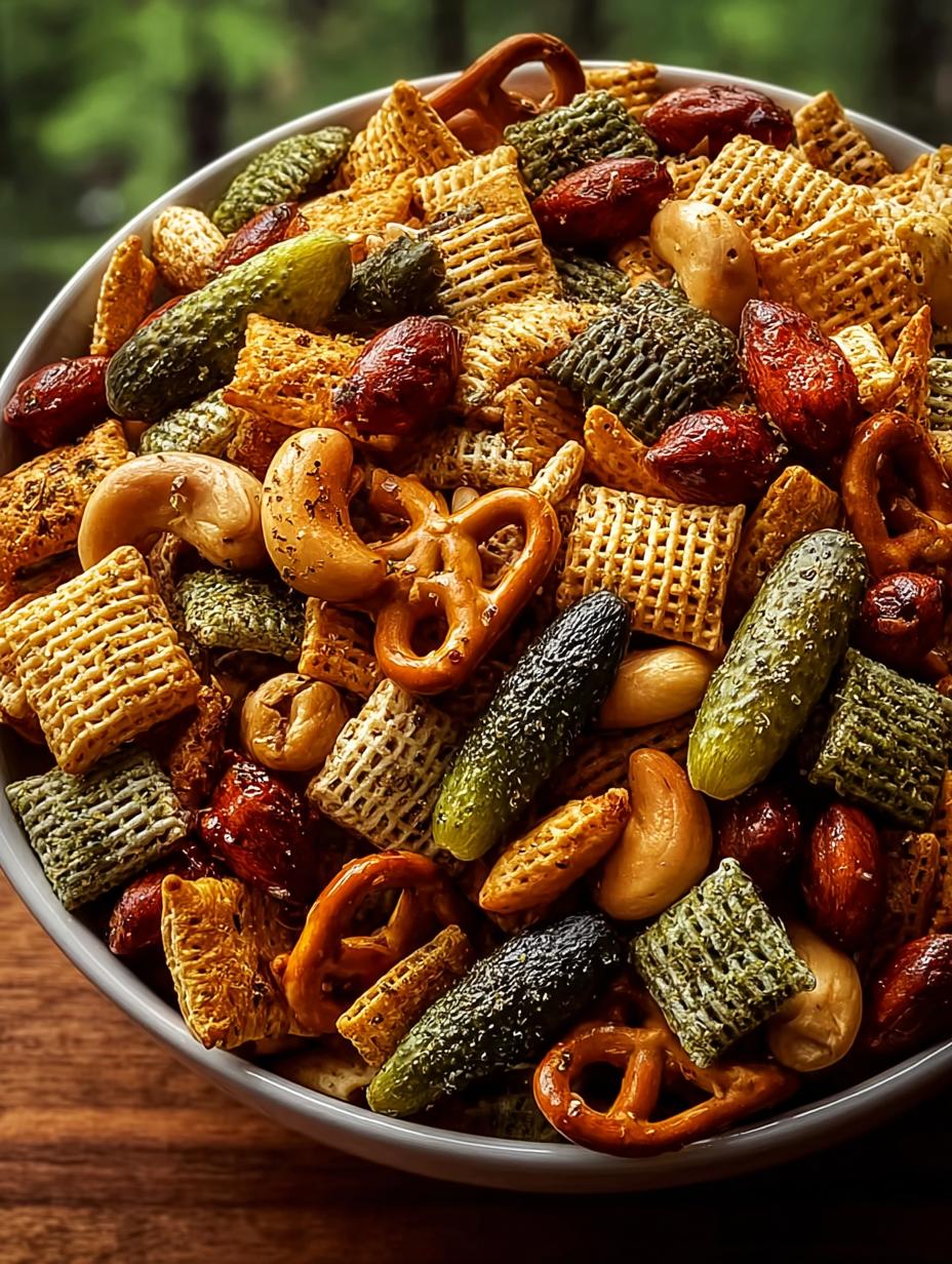 Dill Pickle Chex Mix