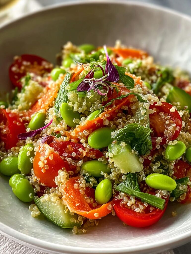 Edamame Quinoa Salad