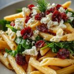 Feta Cranberry Penne Salad