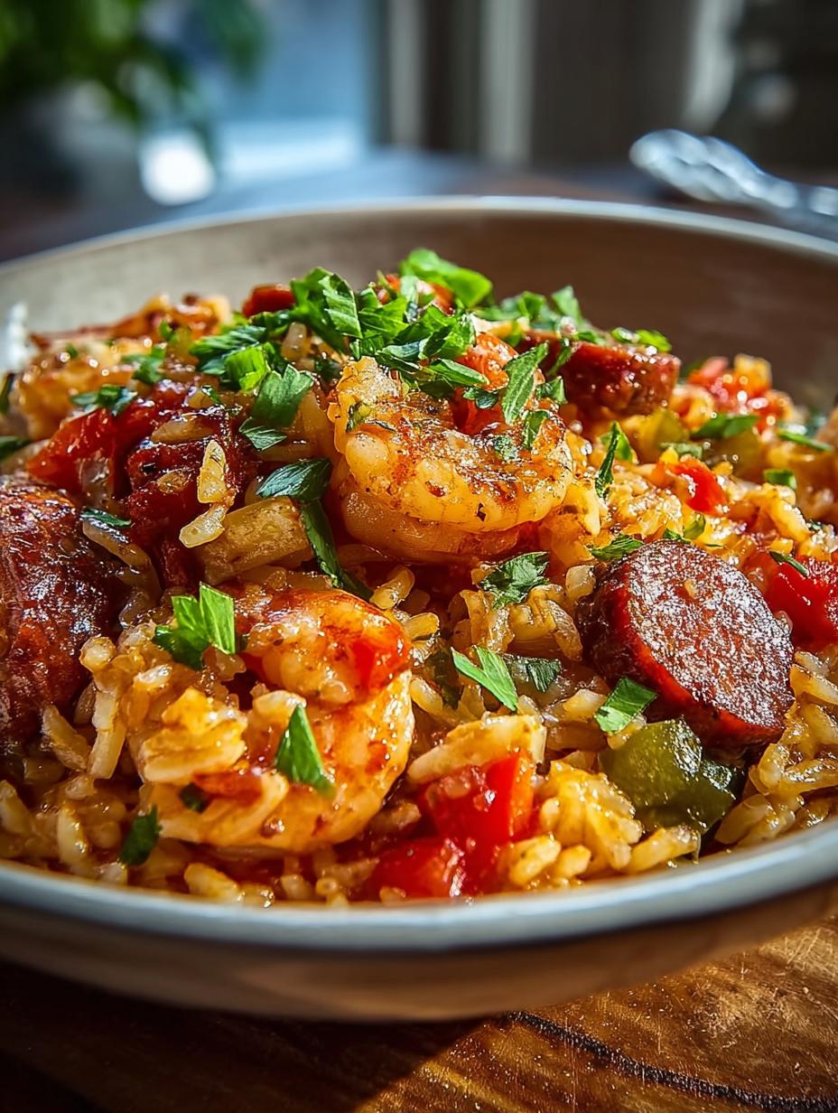 Flavorful Authentic Jambalaya with Shrimp and Sausage - Flavorful Authentic Jambalaya with - additional detail