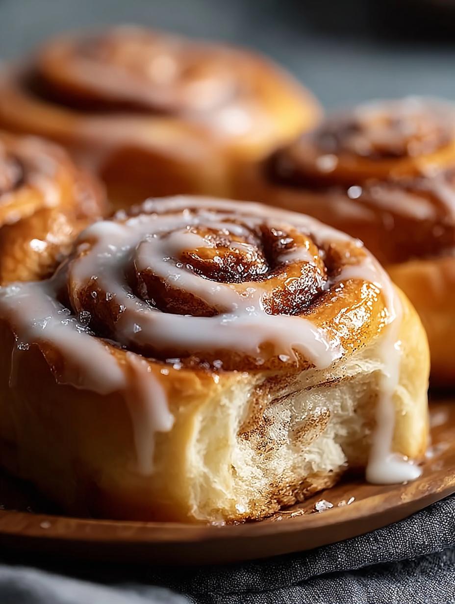 Fluffy Sourdough Cinnamon Rolls