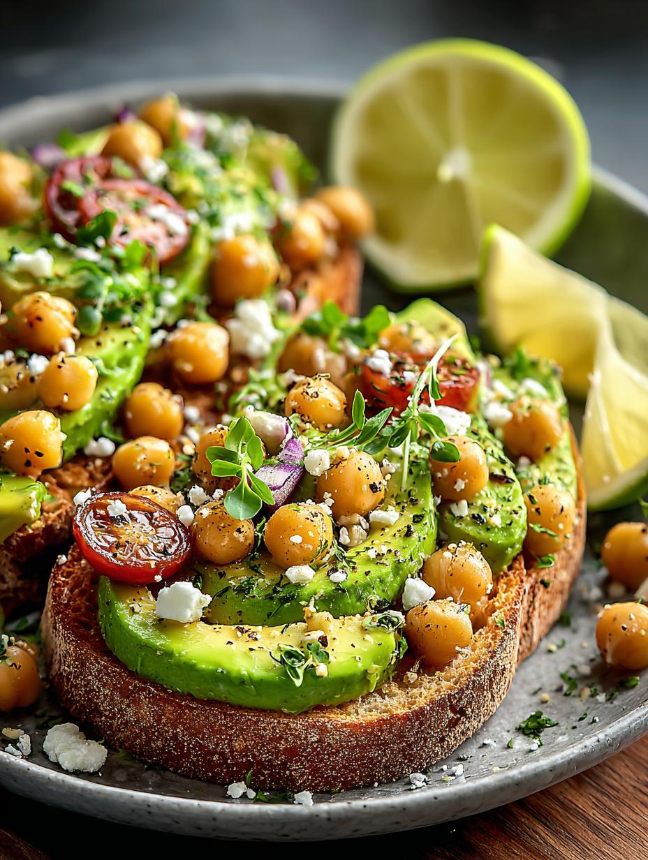 Fresh Flavorful Chickpea Avocado