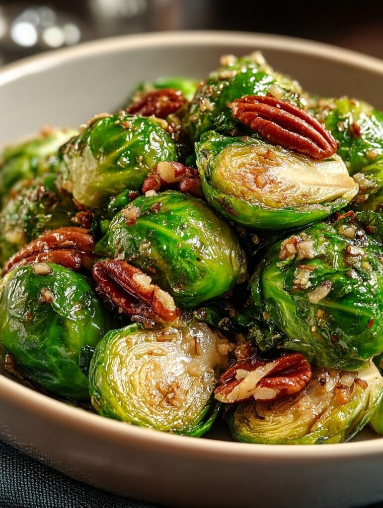 Fried Brussels Sprouts with