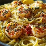 Garlic Lemon Shrimp Pasta