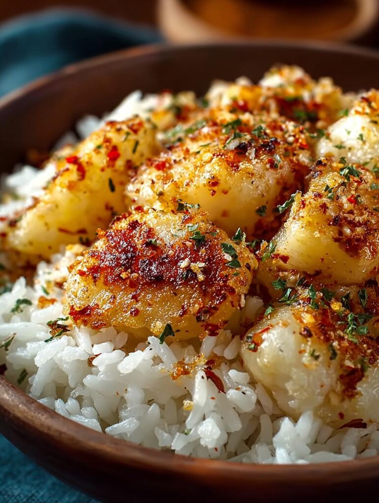 Garlic Parmesan Rice Flavorful