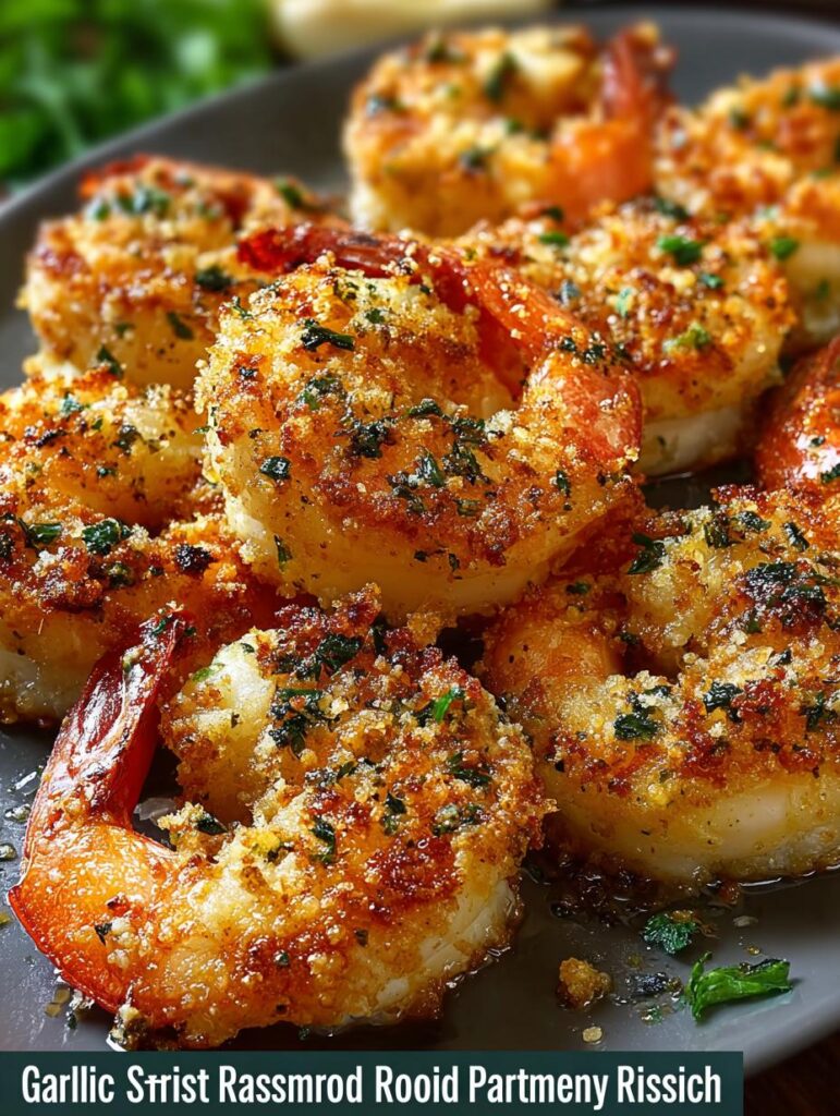 Garlic Parmesan Roasted Shrimp