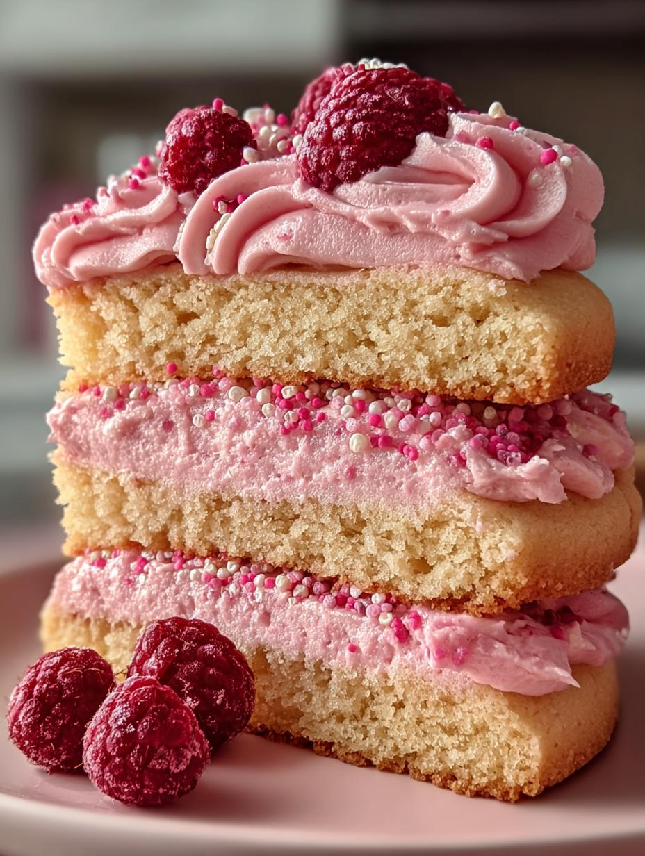 Giant Sugar Cookie with Raspberry Buttercream Delight - Giant Sugar Cookie with - additional detail