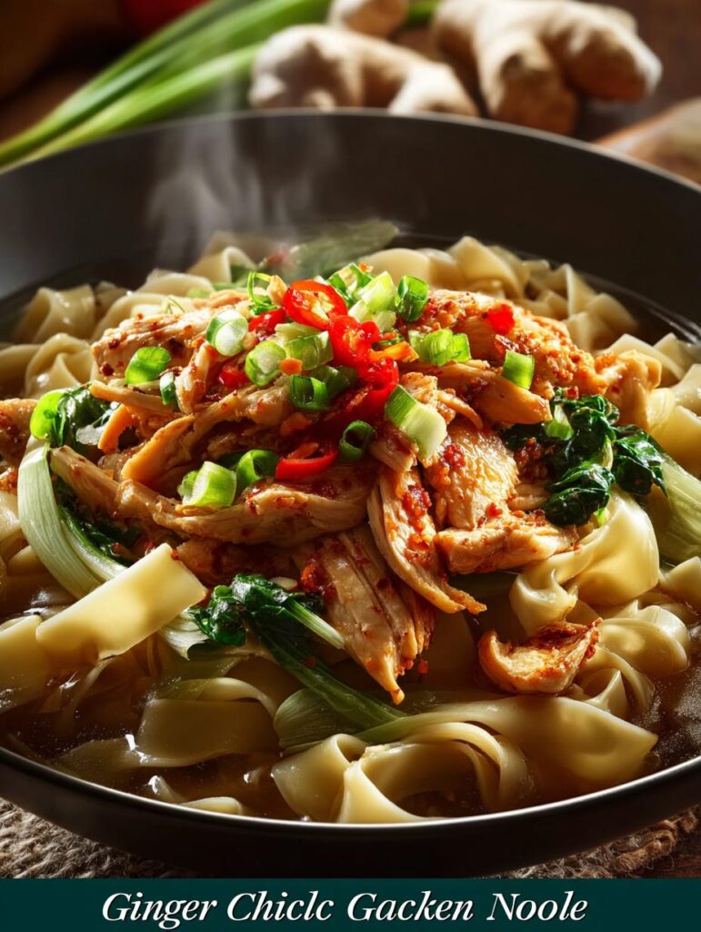 Ginger Garlic Chicken Noodle