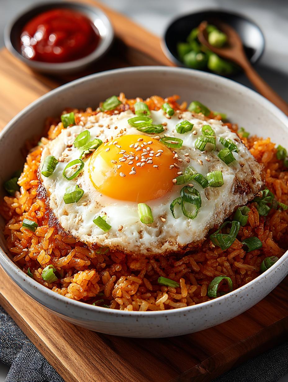 Delicious Gochujang Egg Fried Rice Recipe for Dinner - Gochujang Egg Fried Rice - main visual representation