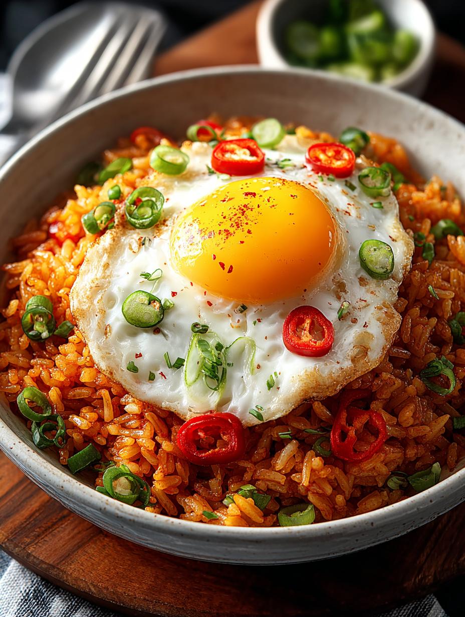 Delicious Gochujang Egg Fried Rice Recipe for Dinner - Gochujang Egg Fried Rice - additional detail