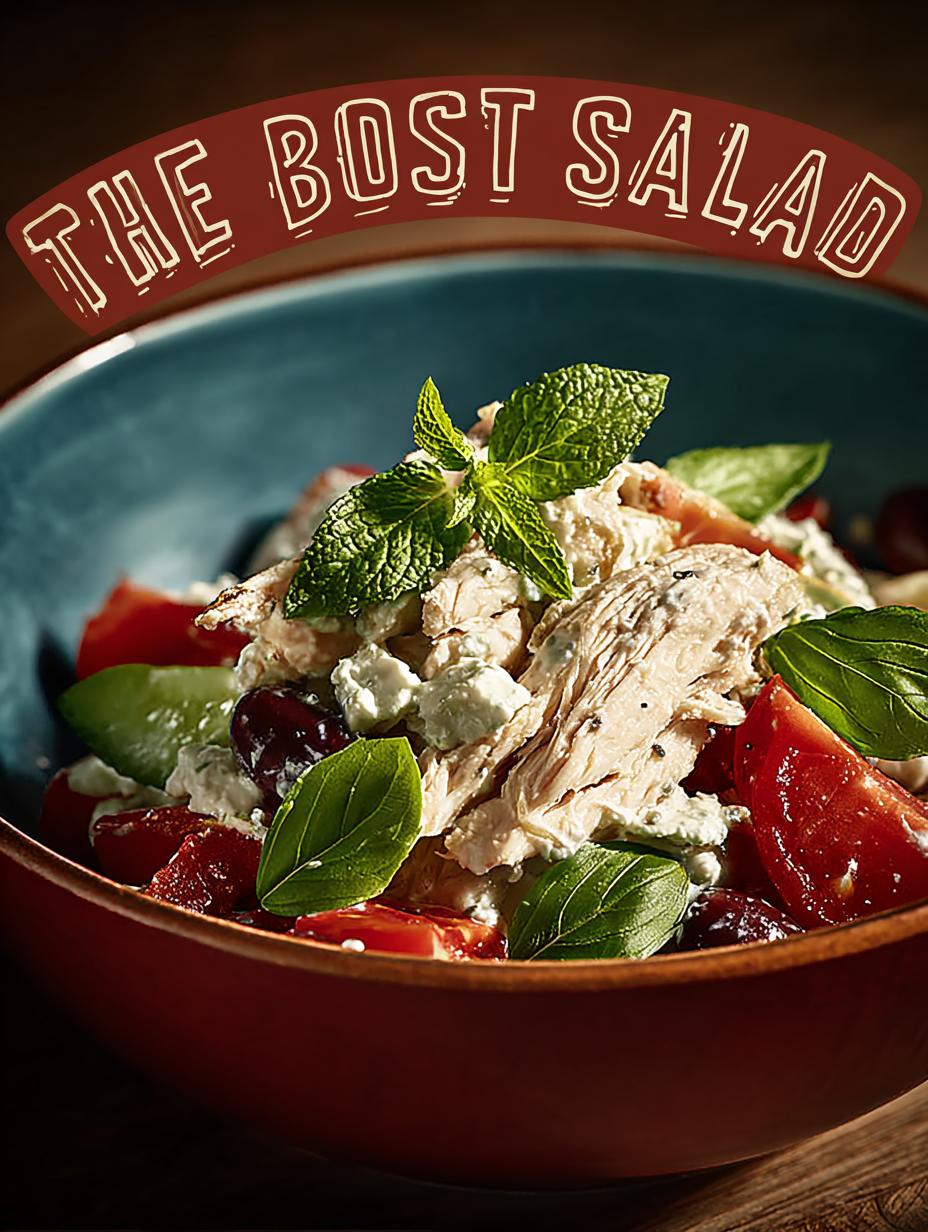 Greek Chicken Salad Tzatziki