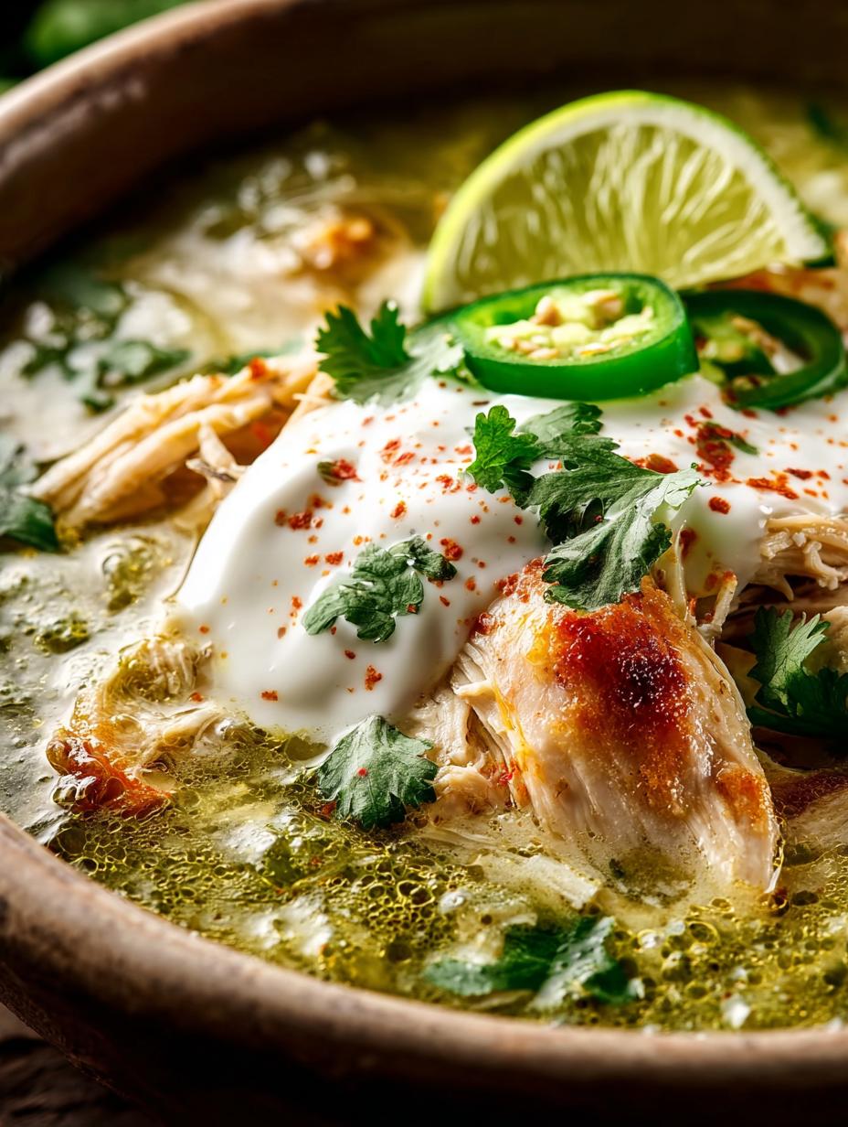 Green Chicken Enchilada Soup
