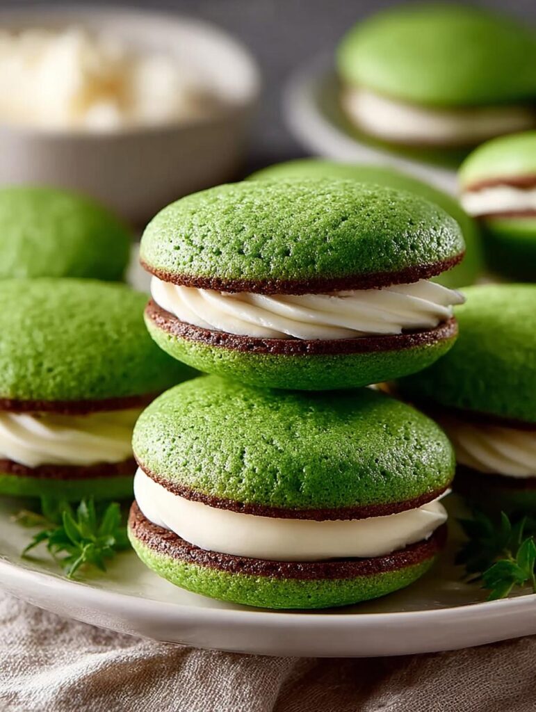 Green Whoopie Pies Vibrant