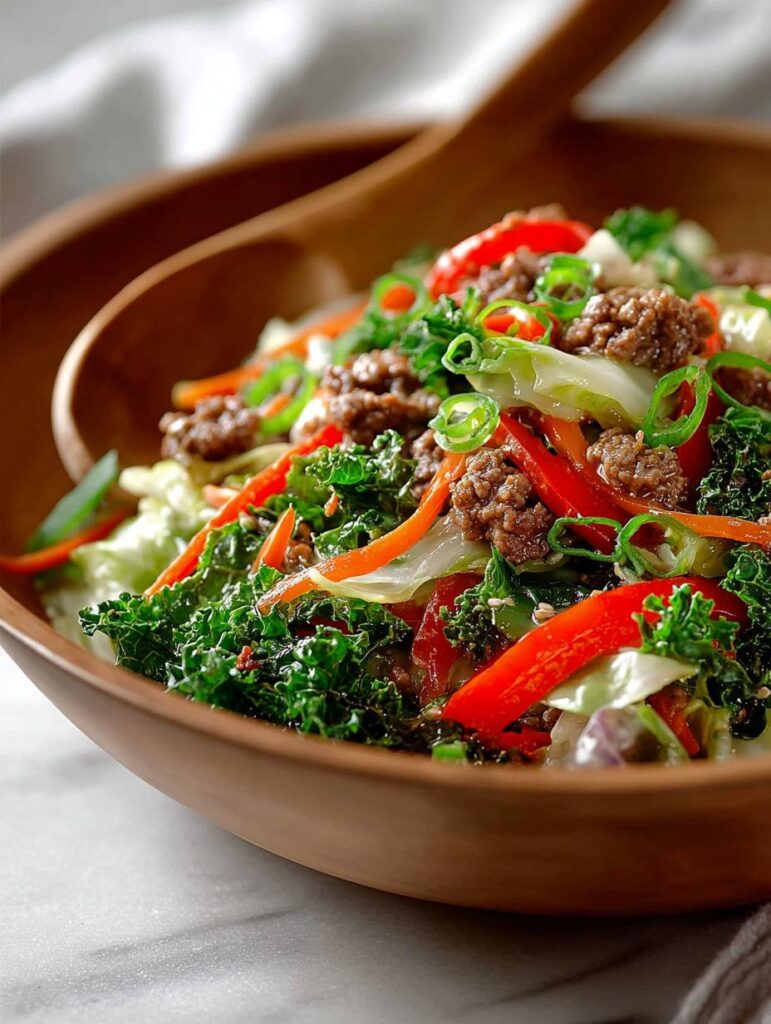 Ground Beef Cabbage Stir