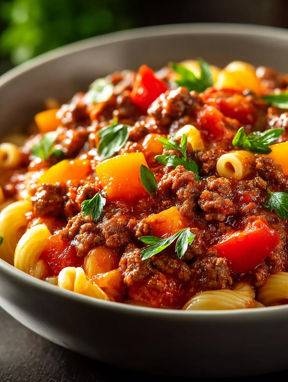 Ground Beef Goulash For Cozy Nights with Comfort 5 Ground Beef Goulash For Cozy Nights with Comfort - Ground Beef Goulash For - main visual representation
