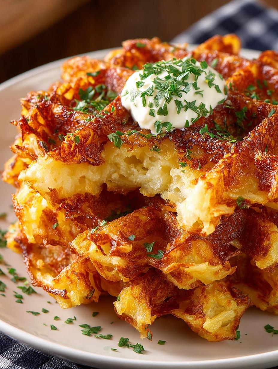 Hash Brown Waffles: 5 Steps to Crispy Perfection 6 Hash Brown Waffles: 5 Steps to Crispy Perfection - Hash Brown Waffles - additional detail