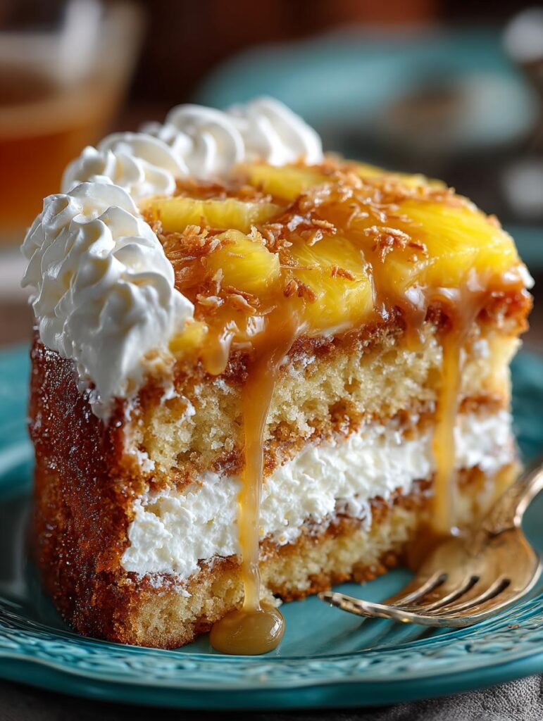 Hawaiian Pineapple Cake with