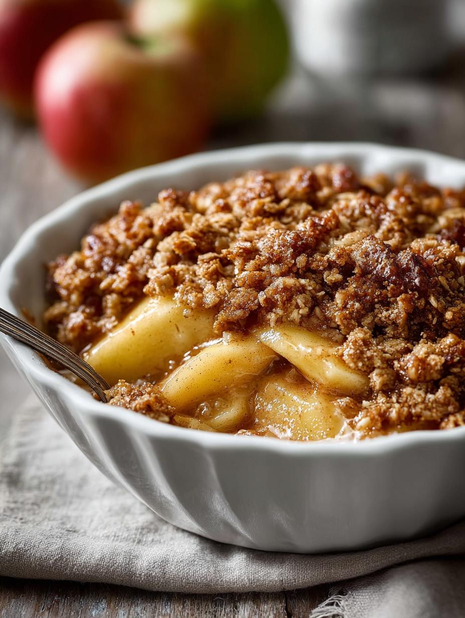 Healthy Apple Crisp: 5 Reasons You'll Love This Dessert - Healthy Apple Crisp - additional detail