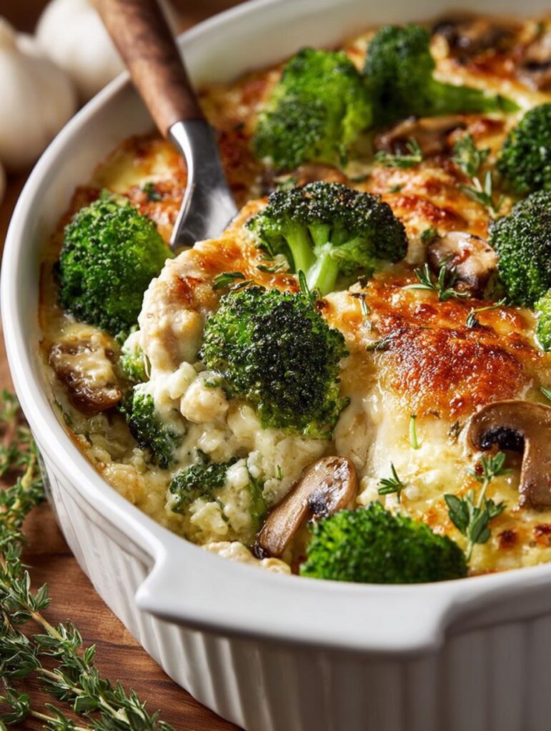 Healthy Chicken Broccoli Casserole