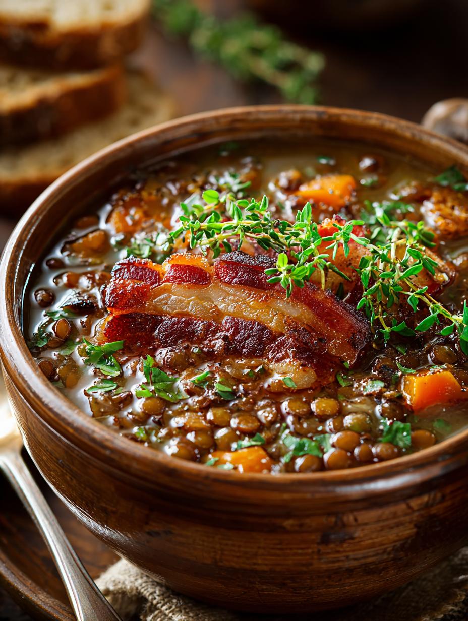Hearty Lentil Bacon Soup: 5 Reasons You'll Love It - Hearty Lentil Bacon Soup - main visual representation