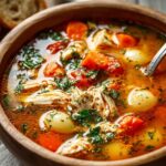 Hearty Sicilian Chicken Soup