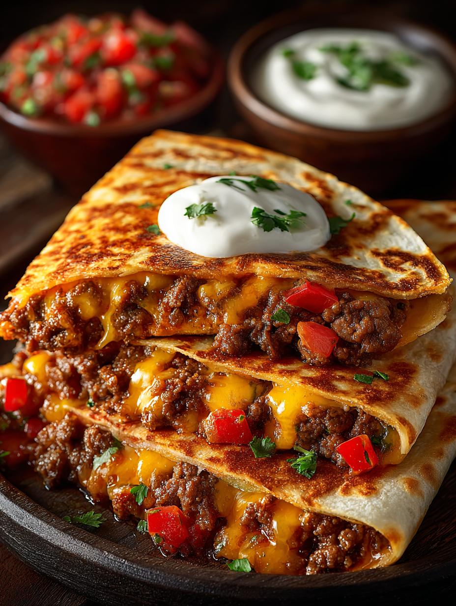 High Protein Beef Quesadilla: 35g Protein in 15 Minutes - High Protein Beef Quesadilla - main visual representation