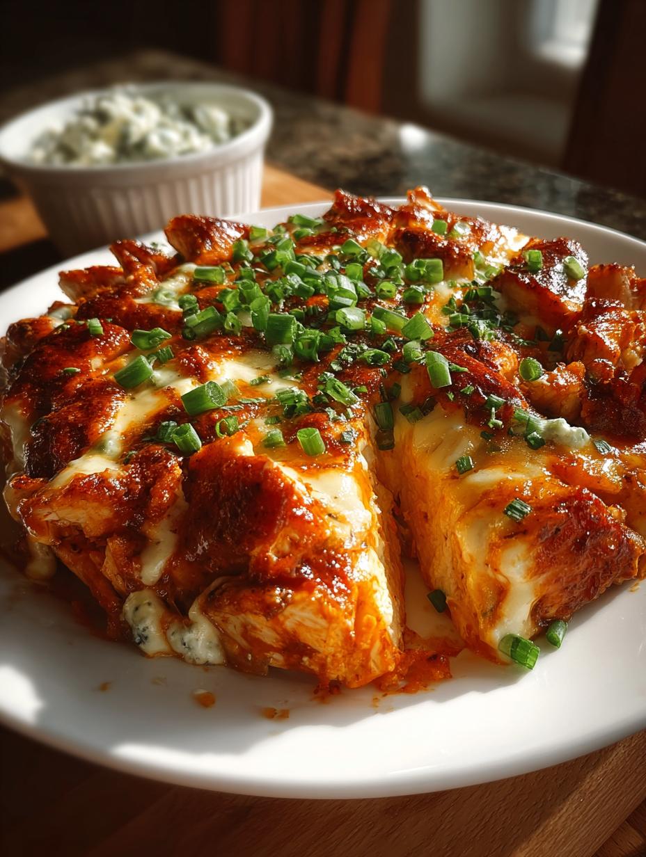 High Protein Cheesy Buffalo