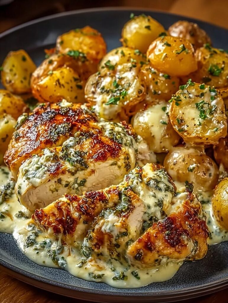 High Protein Creamy Garlic