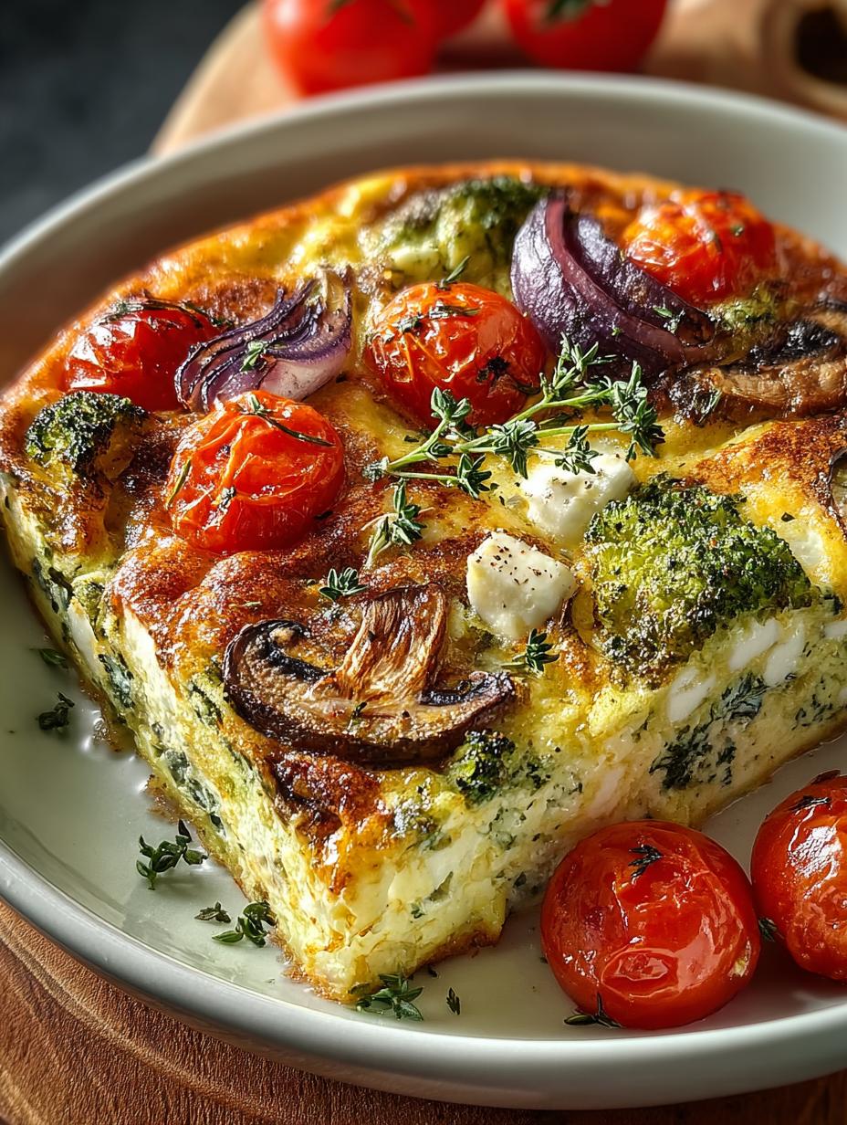 High Protein Veggie Bake