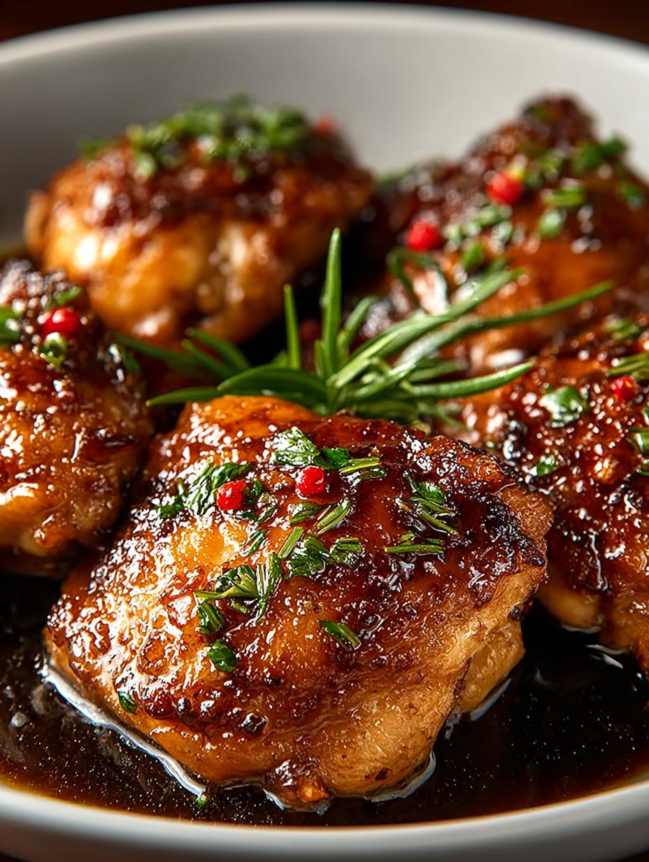 Honey Balsamic Chicken Thighs: 7 Irresistible Flavors - Honey Balsamic Chicken Thighs - main visual representation