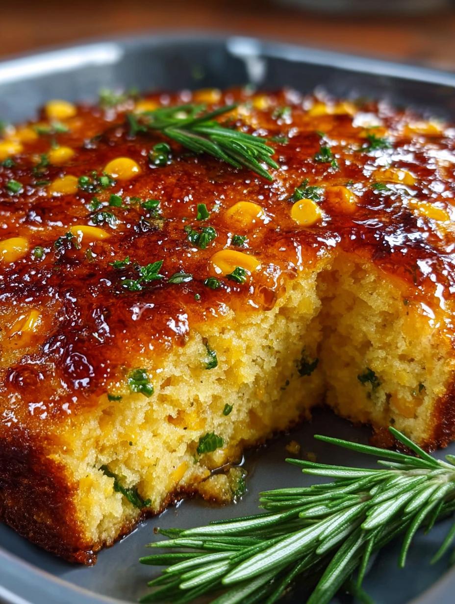 Honey Glazed Corn Casserole
