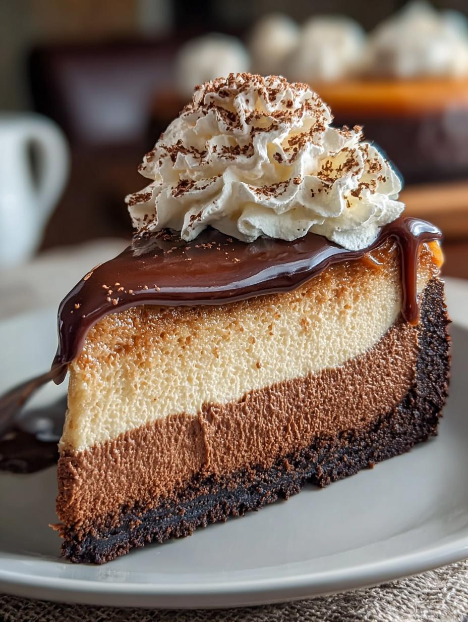Hot Cocoa Cheesecake with