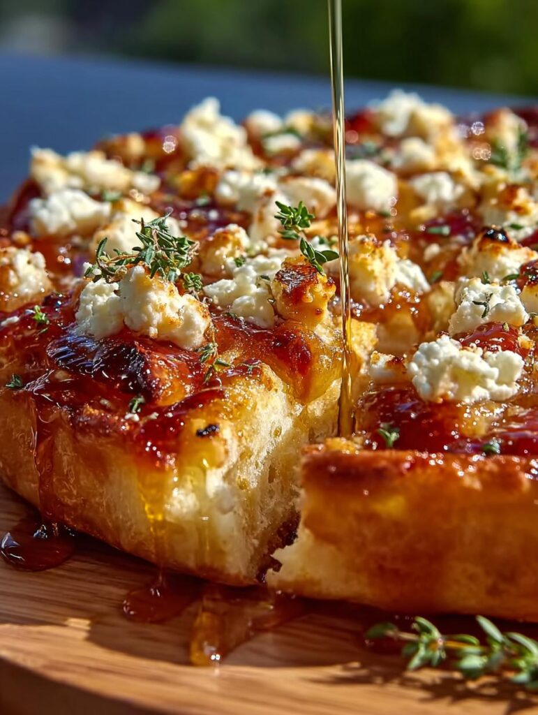Hot Honey Feta Pizza