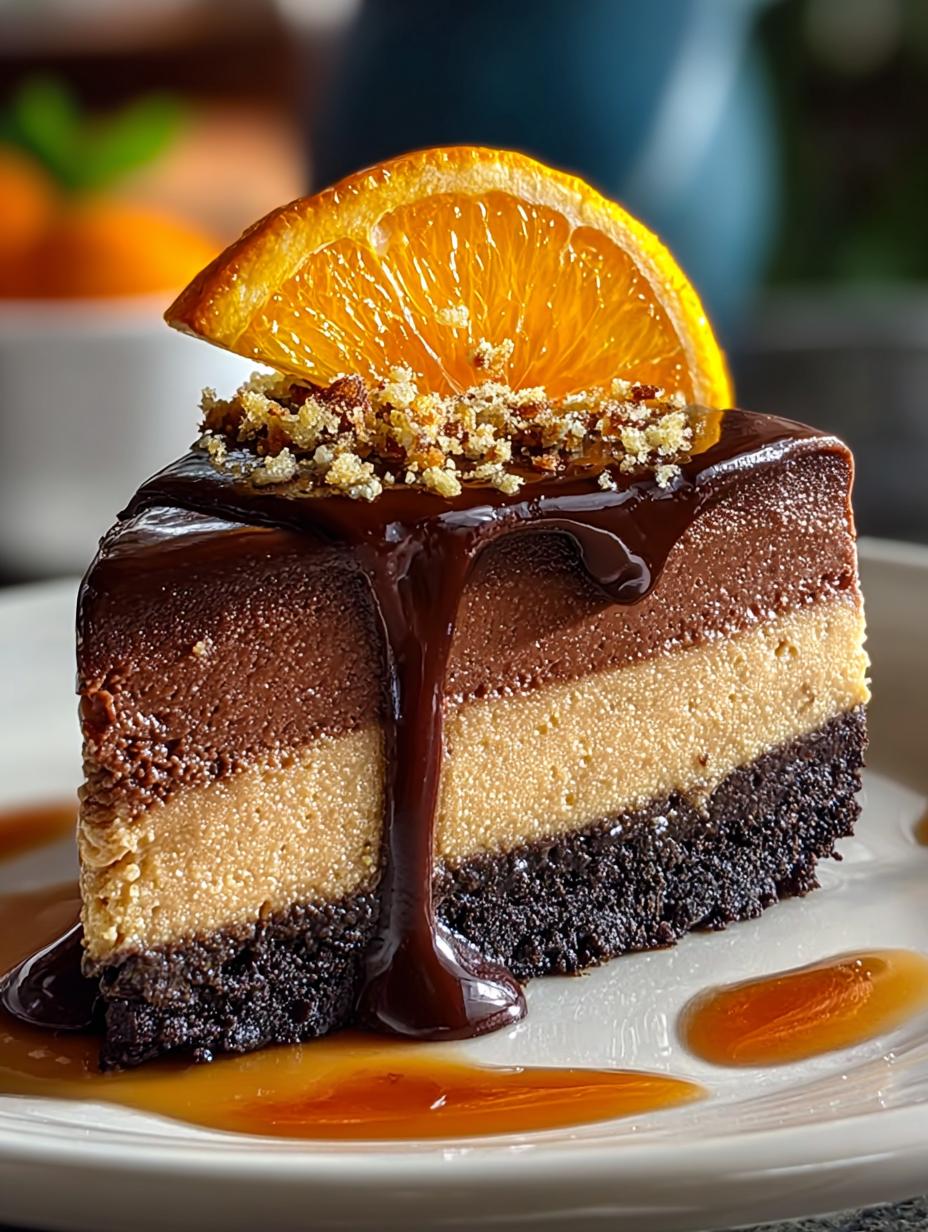 Indulge Chocolate Orange Cheesecake