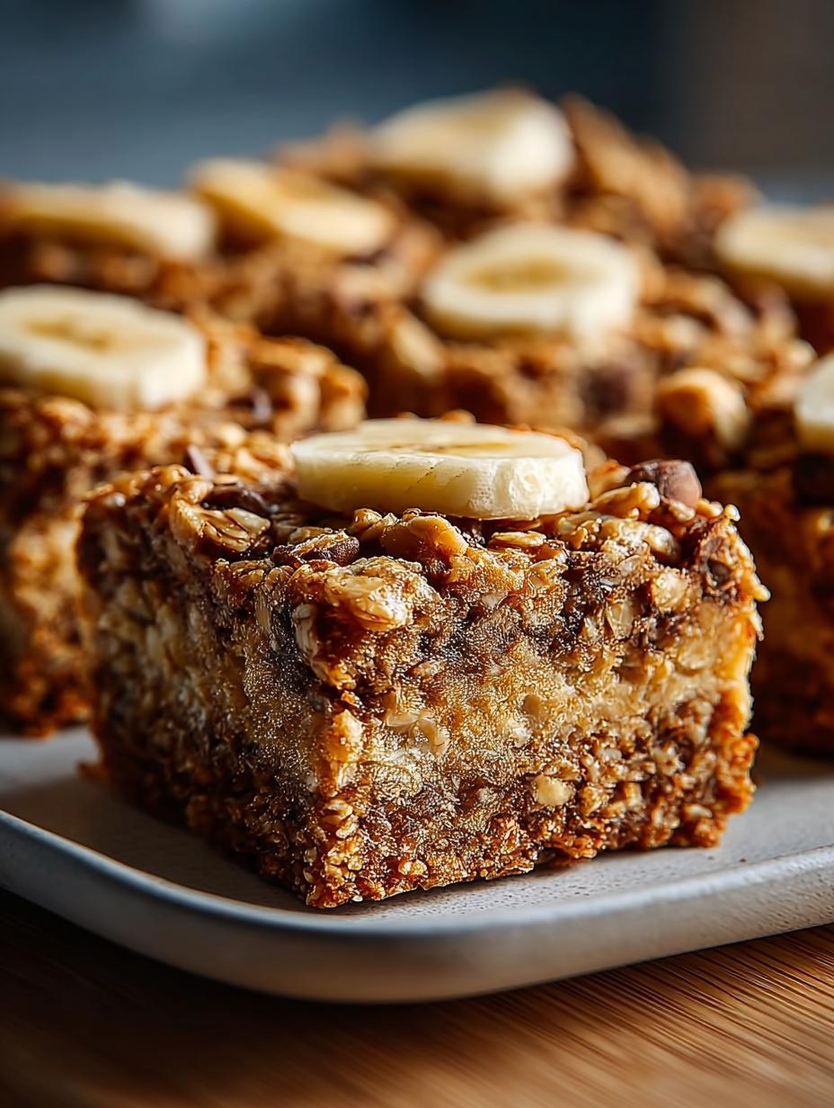 Irresistible Banana Oatmeal Bars