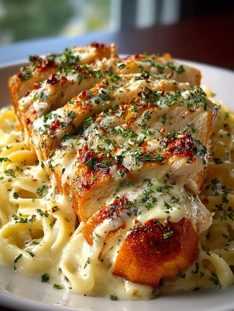 Irresistible Chicken Alfredo Garlic