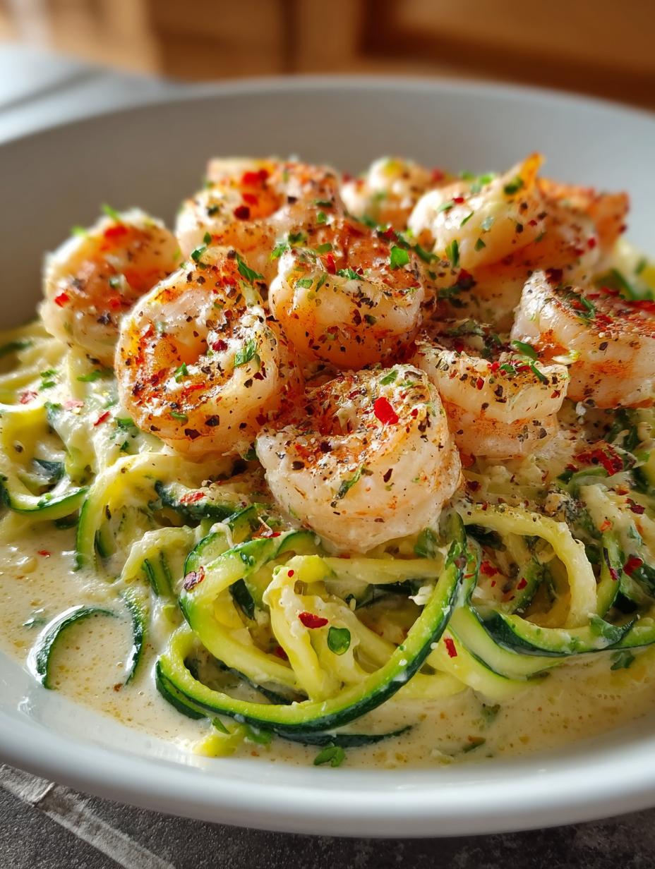 Keto Shrimp Alfredo Zoodles: 5 Steps to Creamy Perfection 5 Keto Shrimp Alfredo Zoodles: 5 Steps to Creamy Perfection - Keto Shrimp Alfredo Zoodles - main visual representation