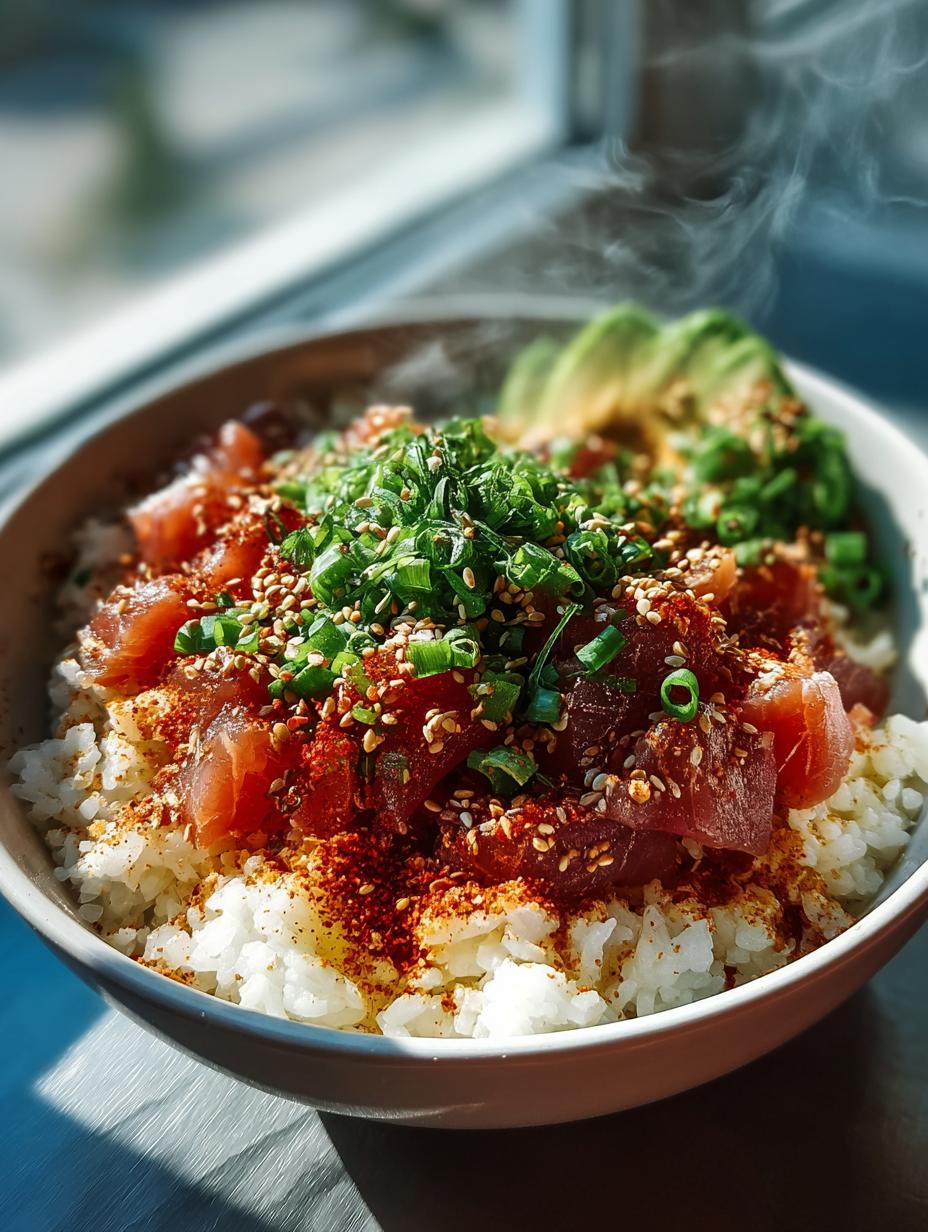 Keto Spicy Tuna Rice: 15-Minute Low-Carb Delight - Keto Spicy Tuna Rice - main visual representation