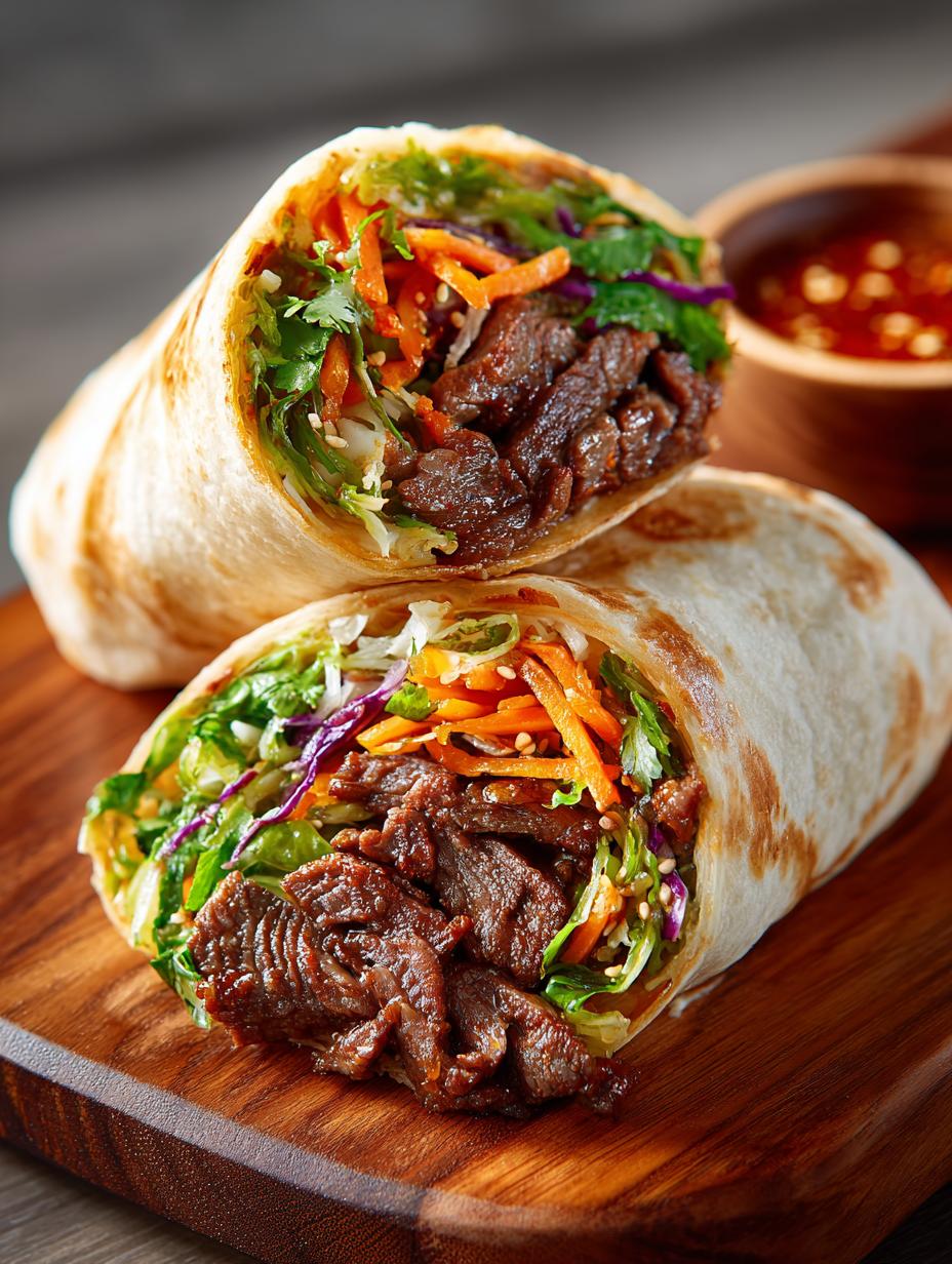 Korean BBQ Beef Wrap: 4 Steps to Flavorful Perfection 5 Korean BBQ Beef Wrap: 4 Steps to Flavorful Perfection - Korean Bbq Beef Wrap - main visual representation