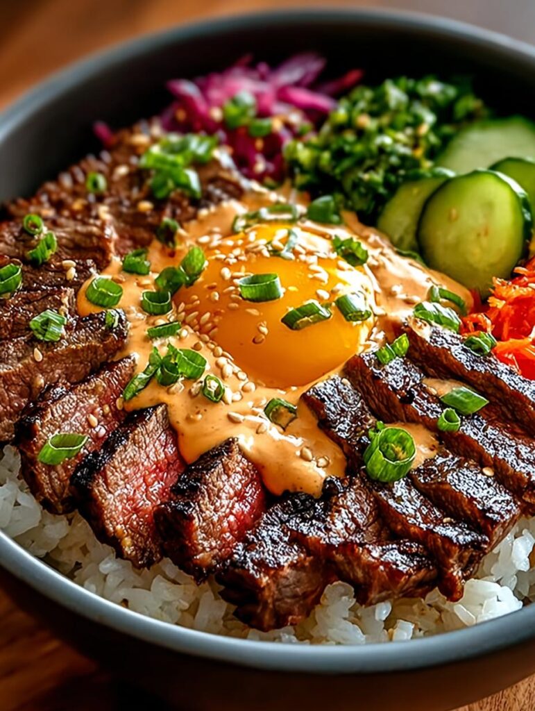 Korean Bbq Steak Bowls