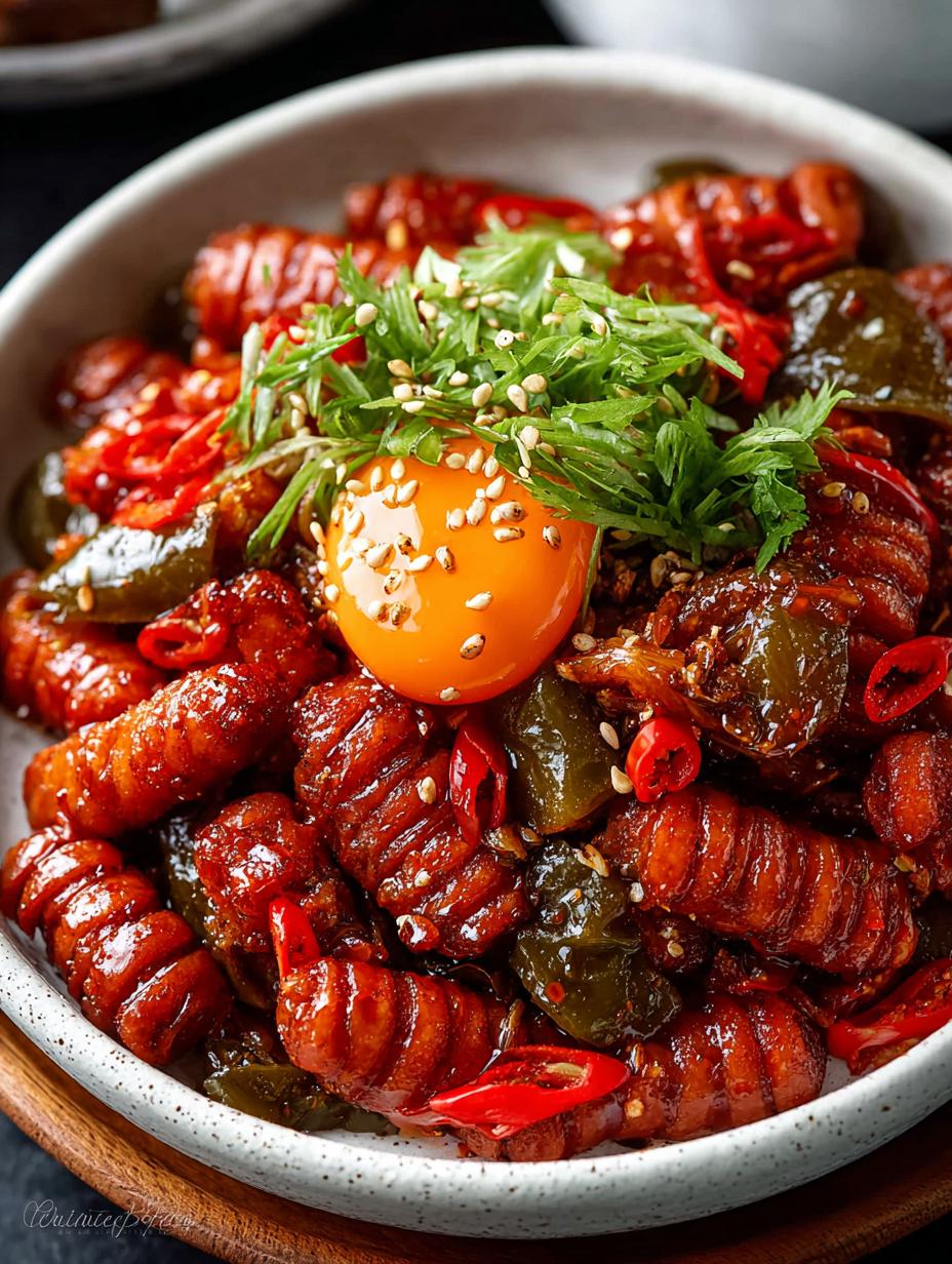 Korean Sausage Stir Fry