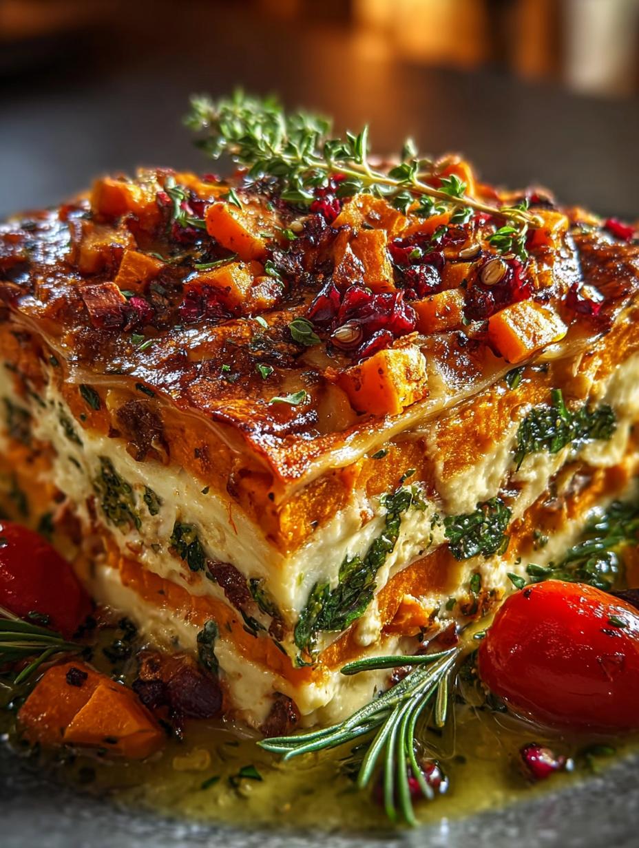 Layered Sweet Potato Lasagna