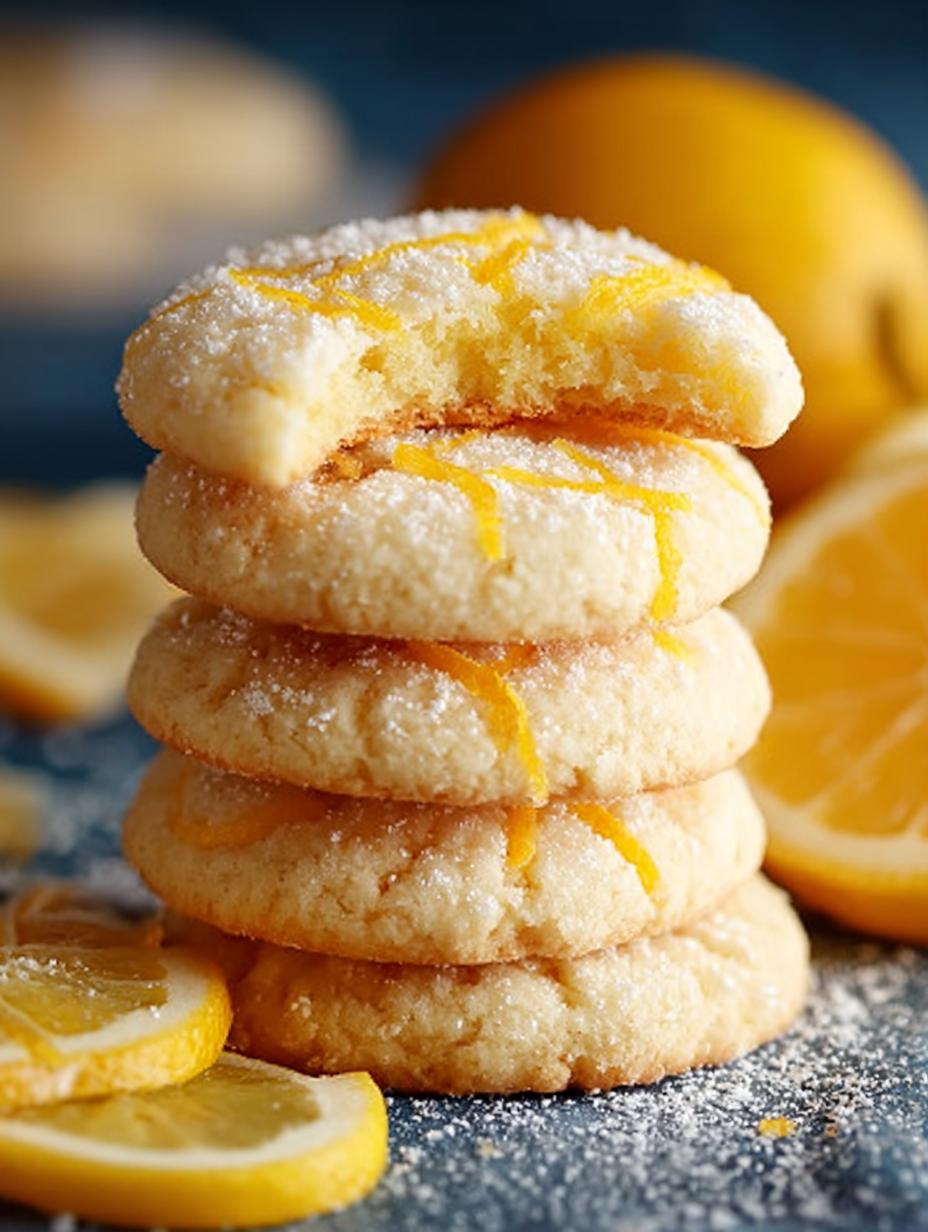 Lemon Sugar Cookies Zesty