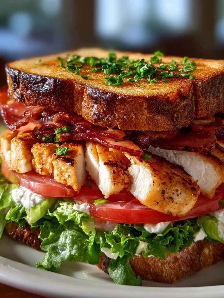 Loaded Chicken Club Sandwich