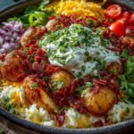 Loaded Potato Taco Bowl